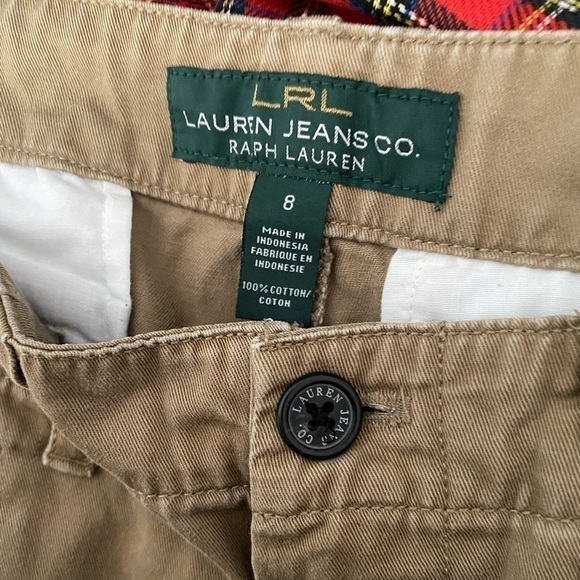 LRL LAUREN JEANS CO. RALPH LAUREN BILTMORE CHINO PANTS SIZE 8 - Picture 2 of 4